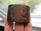 ANTIQUE EGYPTIAN BRACELET ENGRAVED ANCIENT QUEEN JEWELRY EGYPT OLD ORIGINAL RARE — photo 3