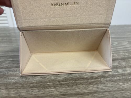 Genuine Karen Millen Sunglasses / Glasses Protective Hard Case W/ Cleaning Cloth - Picture 12 of 12