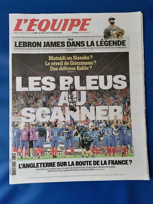 TEAM VON FRANKREICH BILANZ DER 1. RUNDE / LEBRON JAMES Zeitung das Team 21.06.2016