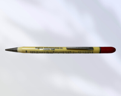 Vintage Newton Mfg Co Iowa Mechanical Pencil Advertising Morse Code No 306x