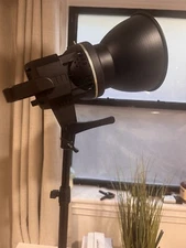 GVM 80W Video Light (5600K) with Nanlite Reflector Attachment and GVM Stand