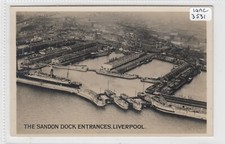 LIVERPOOL - The Sandon Dock Entrances with Shipping  RP