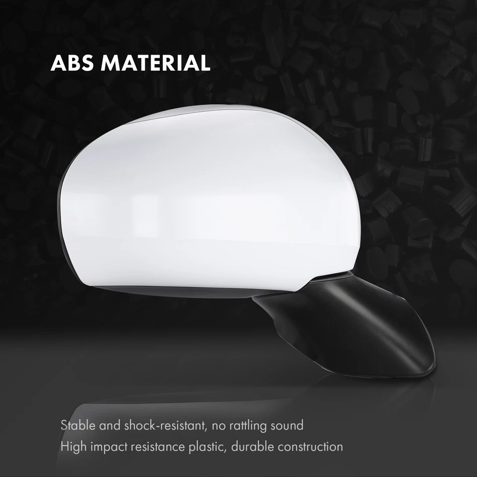 Espejo retrovisor eléctrico para pasajero derecho con calefacción blanco para Toyota Prius V 2012-2018 Wagon Foto 3 de 4