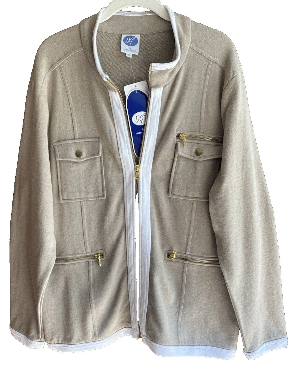 Abrigos Casual Blanco Diane Gilman, chaquetas y chalecos para Mujeres