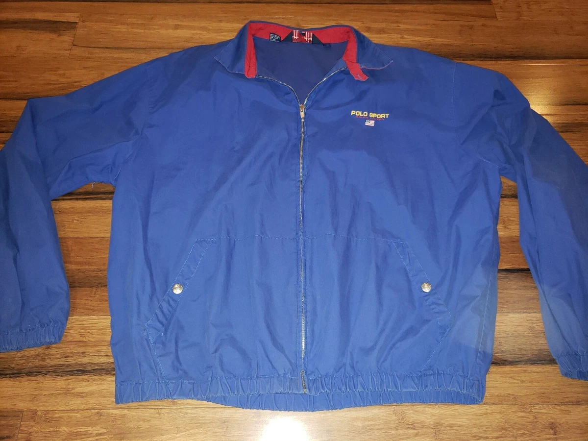 Polo sport jacket blue sale