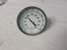 Ashcroft Stainless Steel Thermometer Gauge 0-200 Farenheit -20-95 Celsius 3.5"