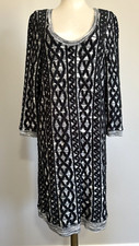 Anthropologie Moth Mini Sweater Dress Womens MEDIUM Charcoal