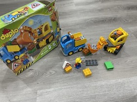 Lego Duplo Town Truck & Tracked Excavator Dump &ndash; 10812 (26 Pieces) Complete EUC