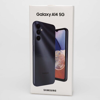 Samsung Galaxy A14 5G (A146U) 64GB GSM Unlocked Android Black - New