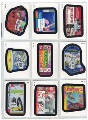 2013 WACKY PACKAGES ALL NEW SERIES 10 AS SCREAMED ON TV COMPLETE