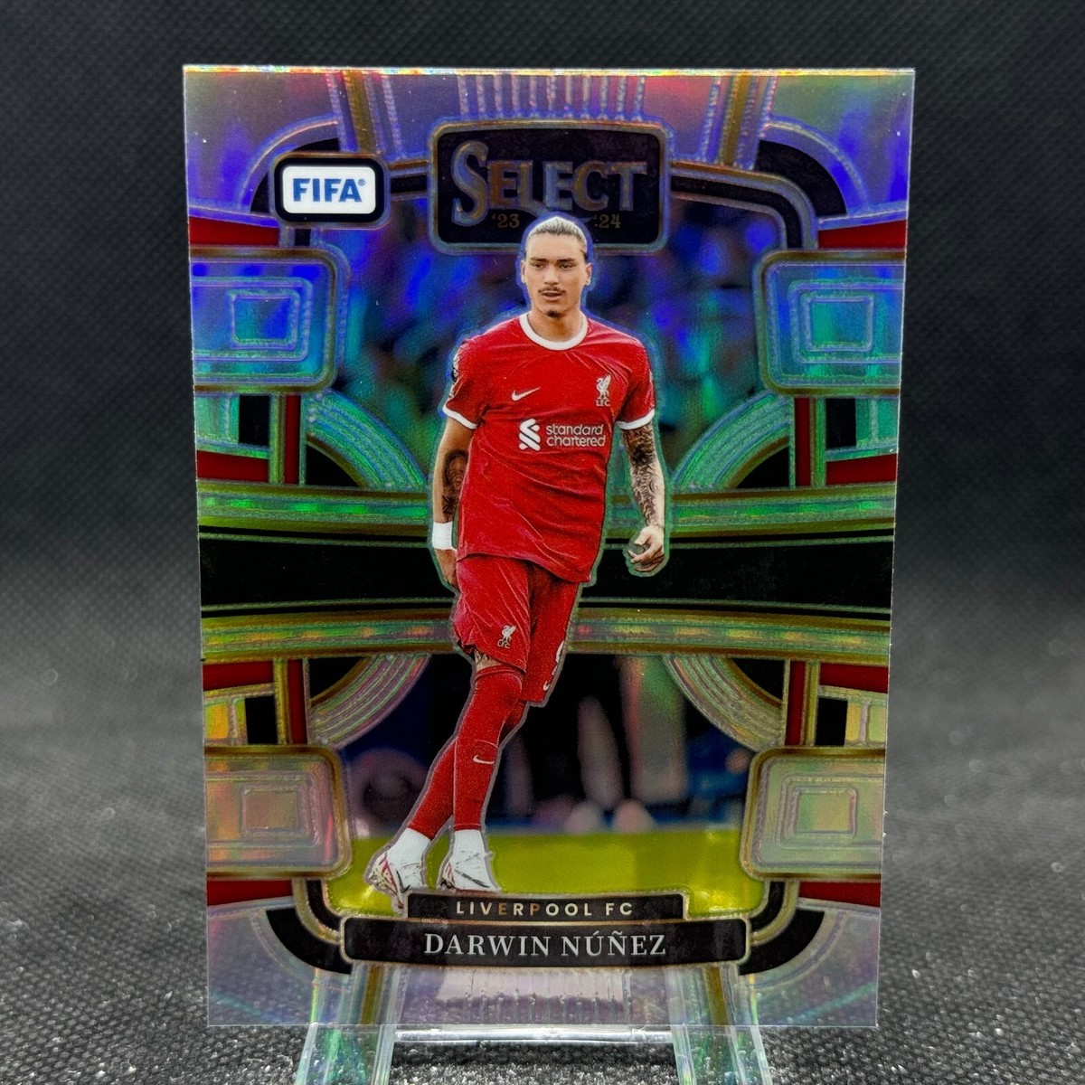 Darwin Nunez 2023-24 Panini Select FIFA Terrace Silver Prizm