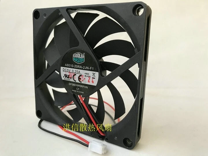 COOLER MASTER A8010-20RA-2JN-F1 5V 0.25A 8CM 8010 80 * 80 * 10MM cooling fan - Image 2 of 4