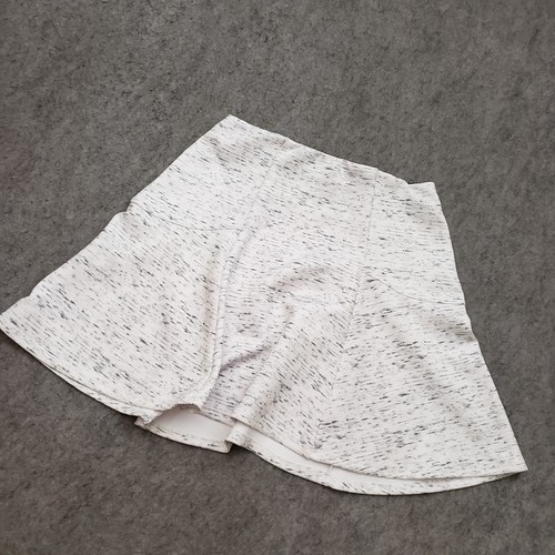 Hollister Rock Damen klein weiß grau Mini A-Linie Stretch Pull On Damen - Bild 2 von 9