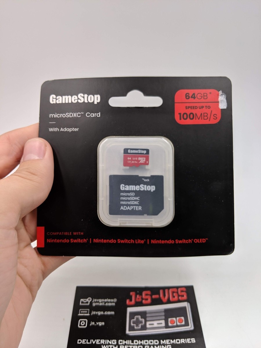 GameStop MicroSDXC Card with adapter 64 GB SPEED 100MB/s For