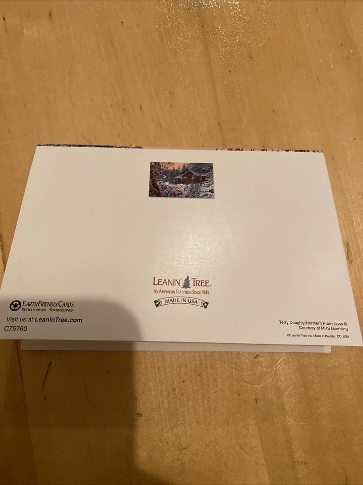 Leanin Tree Remembering You At Christmas Greeting Card-New - Image 3 of 3