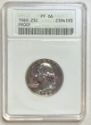 1960 Washington Silver Quarter ANACS PF66 25C
