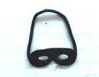 LONE RANGER CUSTOM BLACK RUBBER MASK FITS GABRIEL MARX JOHNNY WES COWBOY FIGURE