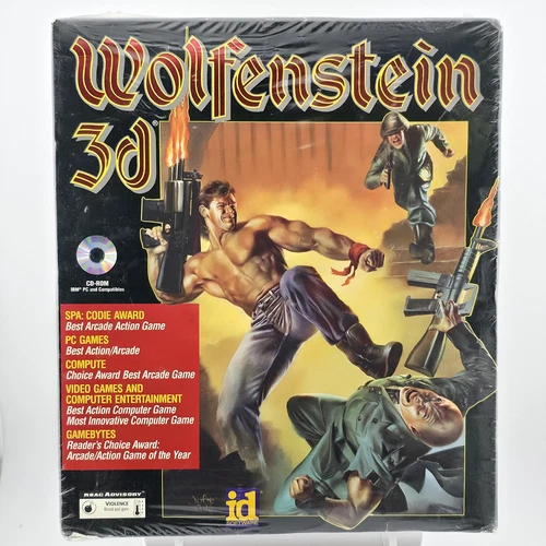 Wolfenstein 3D (Black Box), 1995, Big Box, New & Sealed