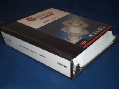 GROVE MANITOWOC RT640E CRANE PARTS BOOK CATALOG MANUAL BOOK