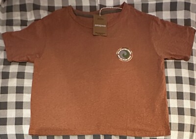 NWT Patagonia Unity Fitz Easy-Cut Responsibili-Tee Sienna Clay Woman s Large