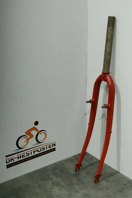 28" 1" Gewinde Starrgabel Rot Gabel NEU NOS - Bild 1 von 4