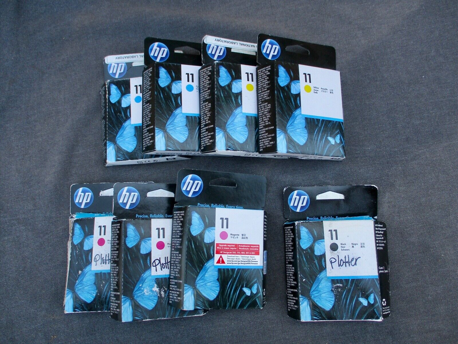 HP 11 Printhead Outlet SALE Lot of 8 Mage Yellow Max 76% OFF Cyan 3- 2-