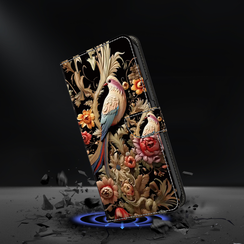 Tiger Owl Flower Wallet Phone Case For Samsung J330 J530 J4 J6 Xcover 4 5 7 M53 - Picture 8 of 28
