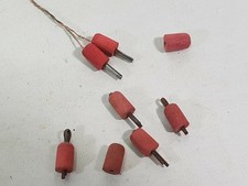 Eisenbahn Spur 00 - Stecker für altes Spielzeug. Beleuchtung. Holzgriff um 1950