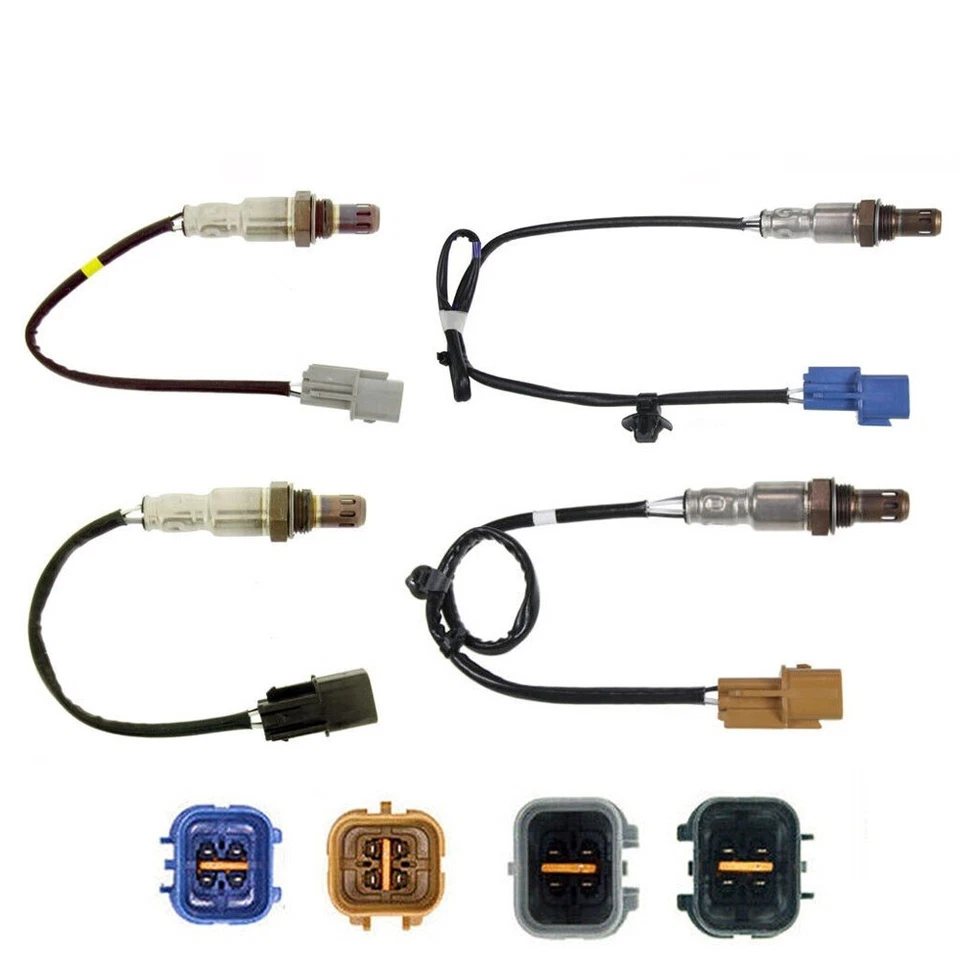 4X Sensor de oxígeno arriba+abajo para Hyundai Azera 3,3 L V6 2012 2013 2014 2015 2016 2017 Foto 3 de 4