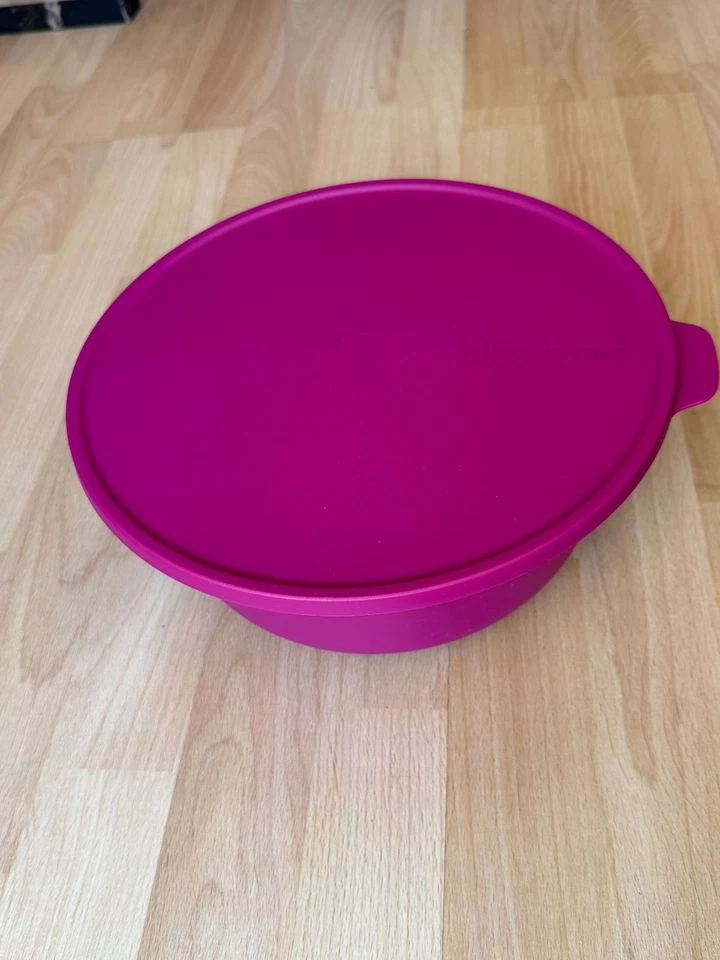 Tupperware Aloha Servier-Schüssel/Serving Bowl 4 L Pink/Lila -Rührschüssel -NEU! - Bild 2 von 4