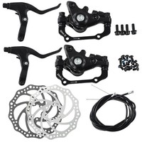 Scheibenbremsen Fahrrad Mechanisch Vorne & Hinten Set Mit 160Mm Rotoren ZubehöR