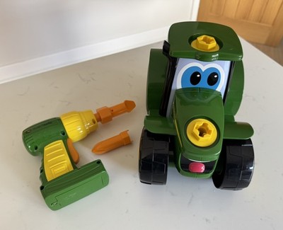 John Deere Build a Johnny Traktor Spielzeug mit Schraubendreher komplett funktionsfähig