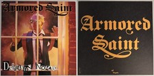 ARMORED SAINT Delirious Nomad 12x12 record store promo poster flat 2sided 1985