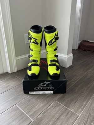 Alpinestars Tech 7 MX Boots - Fluorescent Yellow/Black - Size 10