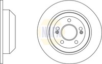 2X Napa Bremsscheibe Voll Ø302Mm FüR KIA Sorento II XM Hyundai Santa Fé III DM