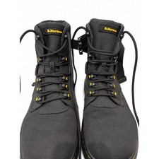 Dr. Martens Combs Tech Ii Black Ripstop Utility Boots Mens 10 Tactical Casual