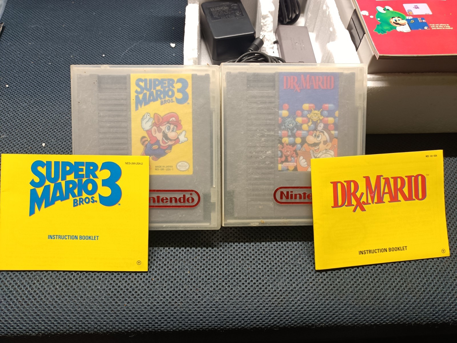 Wal*Mart Challenge Set complete in box nintendo nes system w/ mario 3 guide MINT