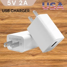 5V 2A USB Port Jack Wall Power Adapter 5 Volt v 2Amp AC to DC 10W Charger US Lot