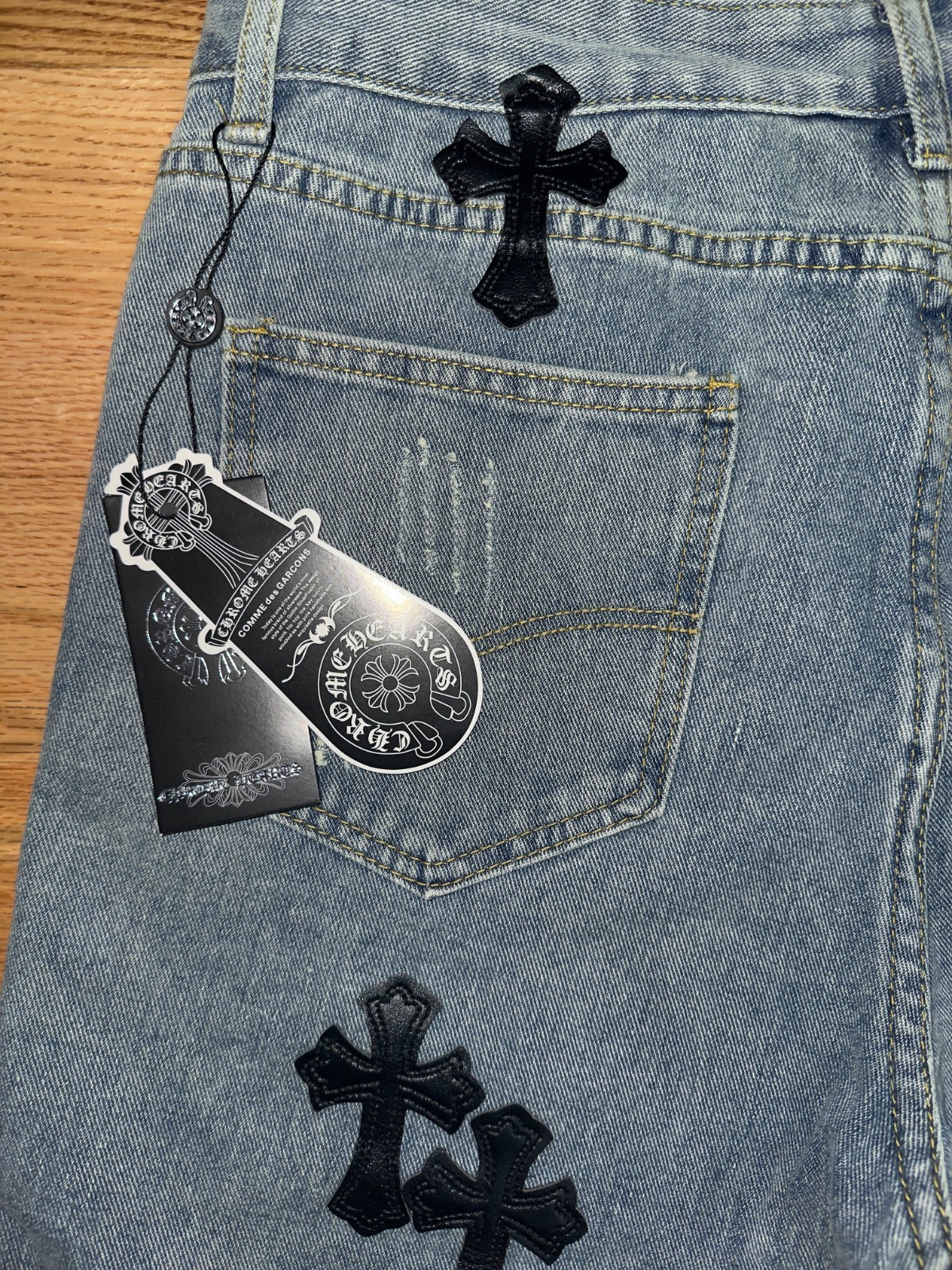 Chrome Hearts Cross Patch  Jeans - image 6