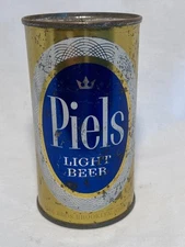 c1950s Piels Light Beer Piel Bros. Brooklyn, New York, flat top beer Can