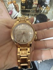 Brand New Burberry BU9135 Stainless Steel Rose Dial 34 mm Women's Watch