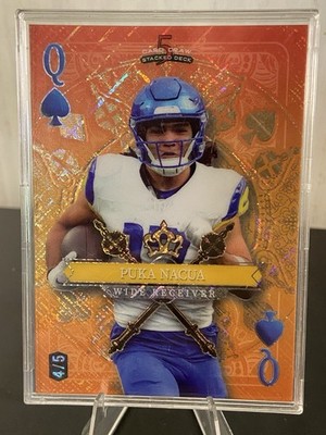 2024  Wild Card 5 Card Draw Stacked Deck Puka Nacua #SDPC-PNN RARE Serial #/5!!