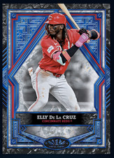 Topps BUNT 2025 Topps Tier One Blue Elly De La Cruz Cincinnati Reds Rare DIGITAL