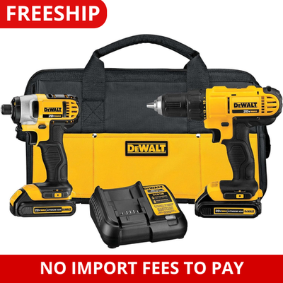 #ad DEWALT DCK240C2 20V Impact Driver Combo Kit $123.89
