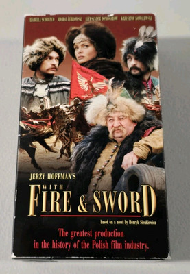 With Fire and Sword (Ogniem I Mieczem) - 2 VHS Video Set - Jerzy Hoffman