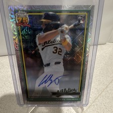 Topps Chrome 75 Years Rookie Auto /299 Colby Thomas Athletics Baseball 2026