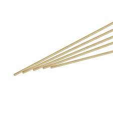 0.8mm Diameter 200mm Length Brass Solid Round Rod for DIY Craft 20Pcs