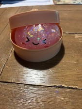 pink glitter dumpling squishy