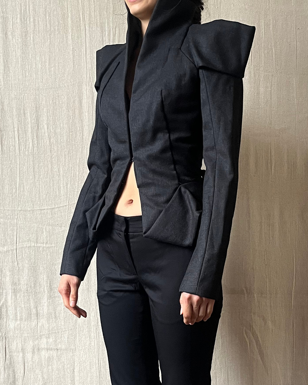 Bottega Veneta Sample Structural Jacket Immacualt… - image 3