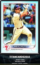 J.T. Realmuto 2022 Topps Chrome Silver Holo Philadelphia Phillies #13